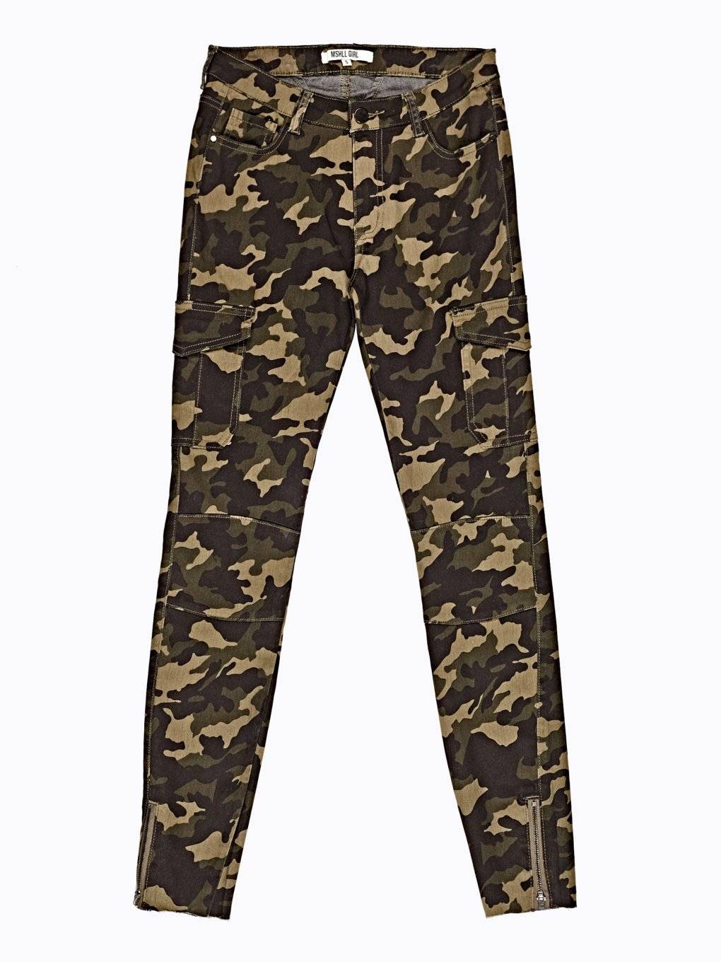 skinny camo trousers