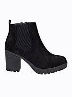 High Heel Ankle Boots With Track Sole Gate