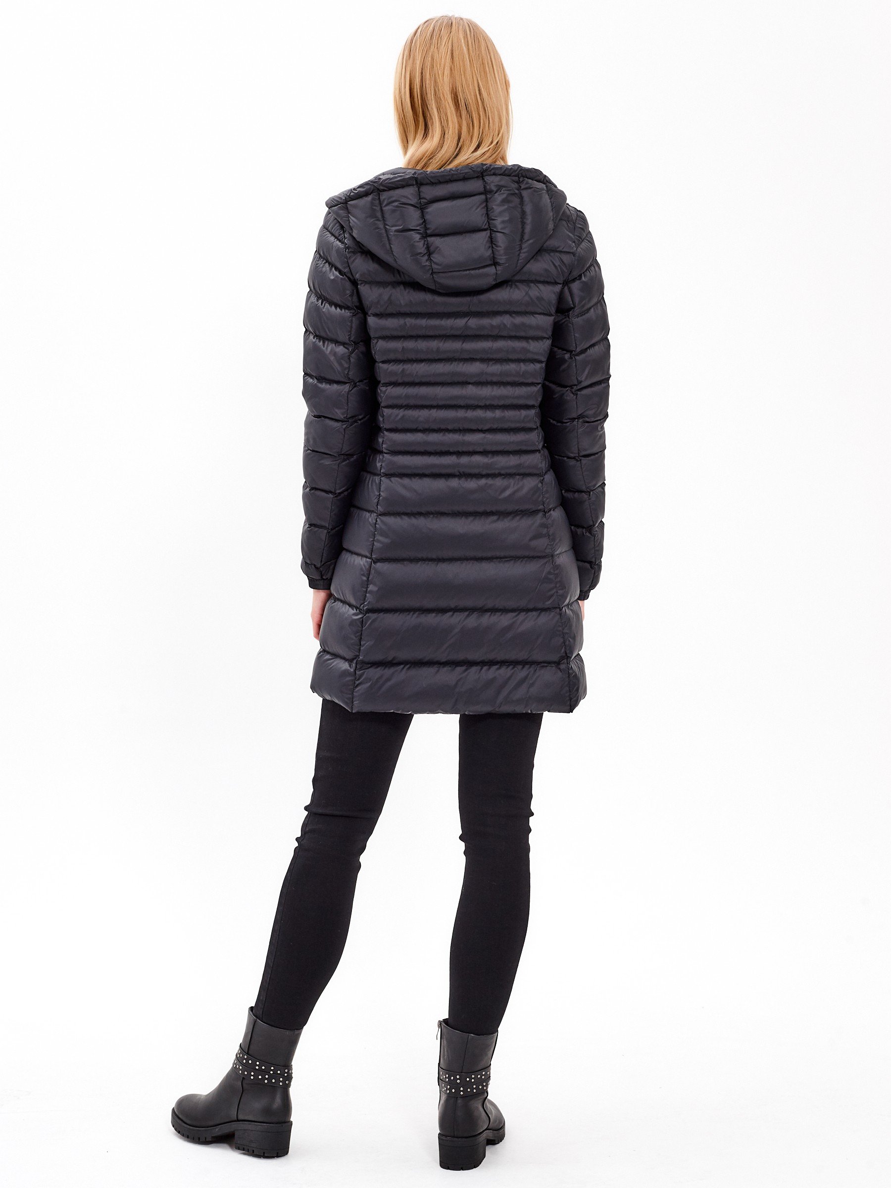 longline jacket with hood