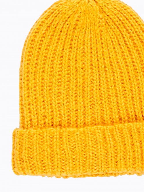 RIB-KNIT BEANIE