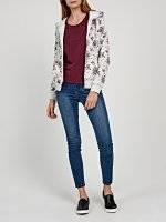 flower print hoodie