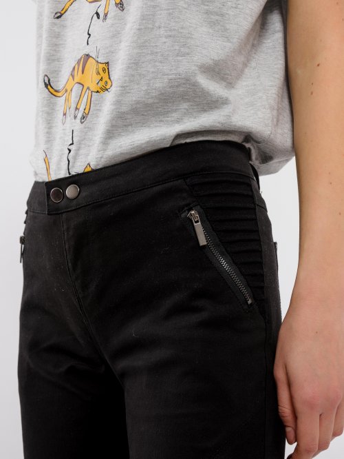 Combined biker trousers