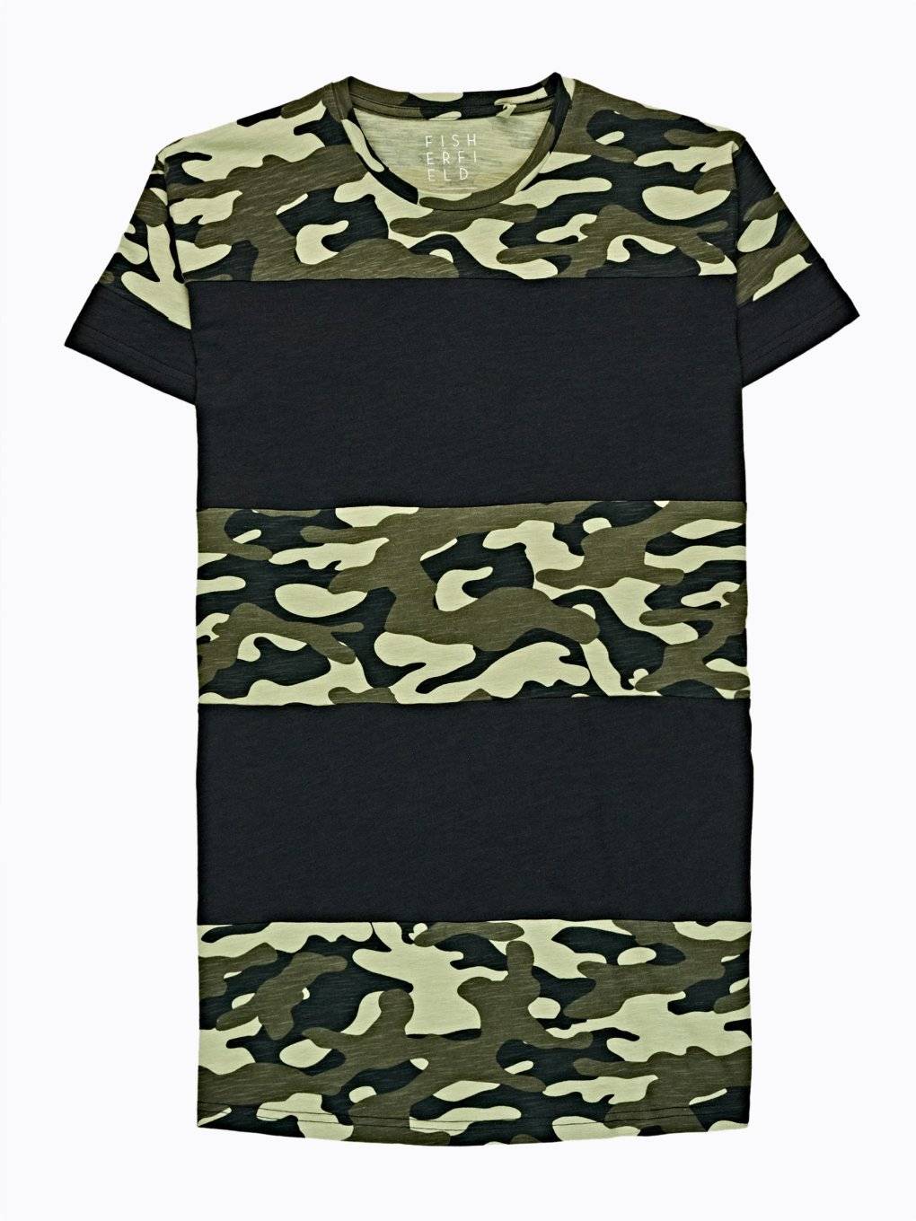 camouflage print t shirt