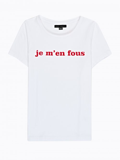 MESSAGE PRINT T-SHIRT