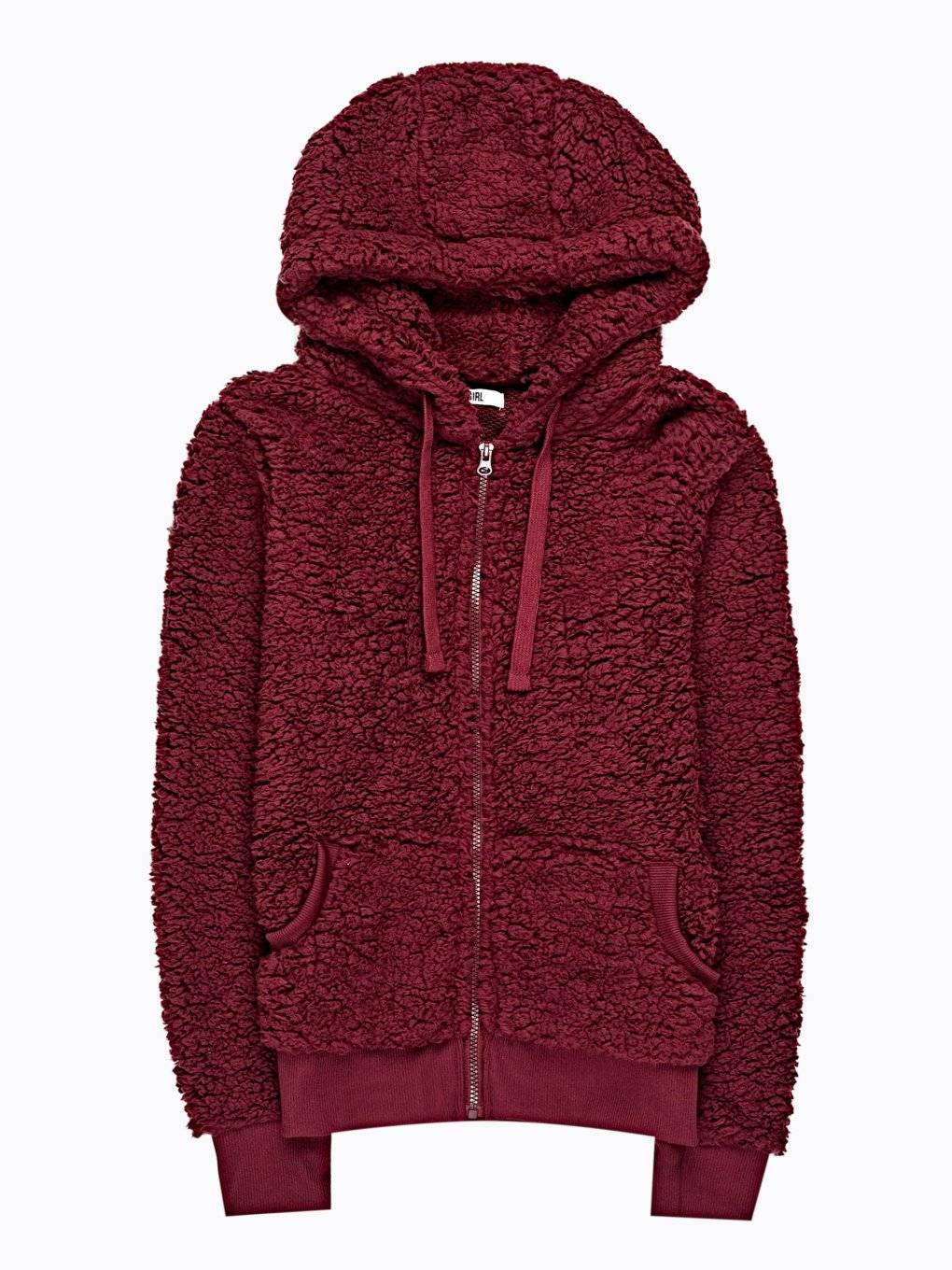 fuzzy womens hoodie