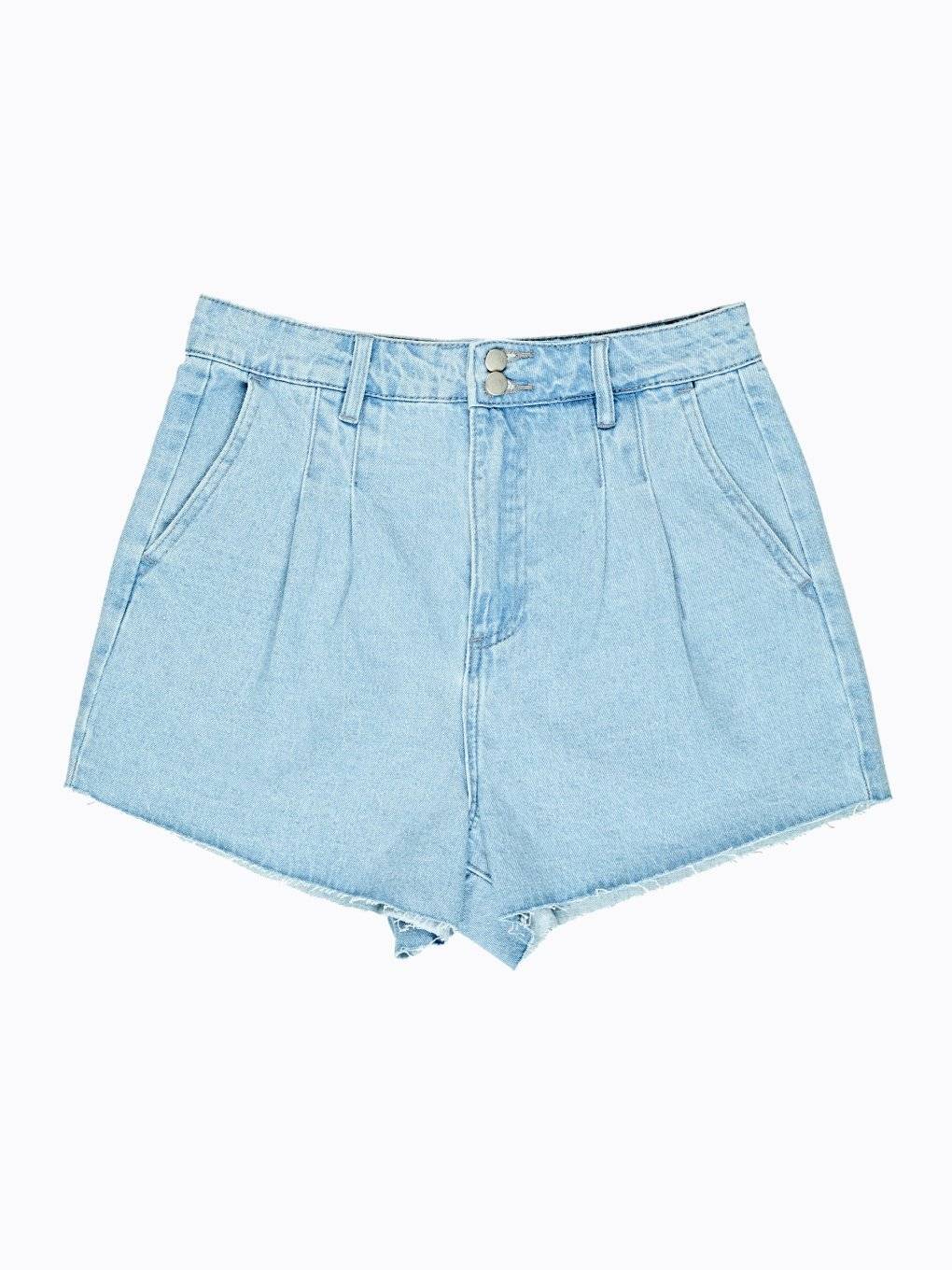 cheap high waisted denim shorts