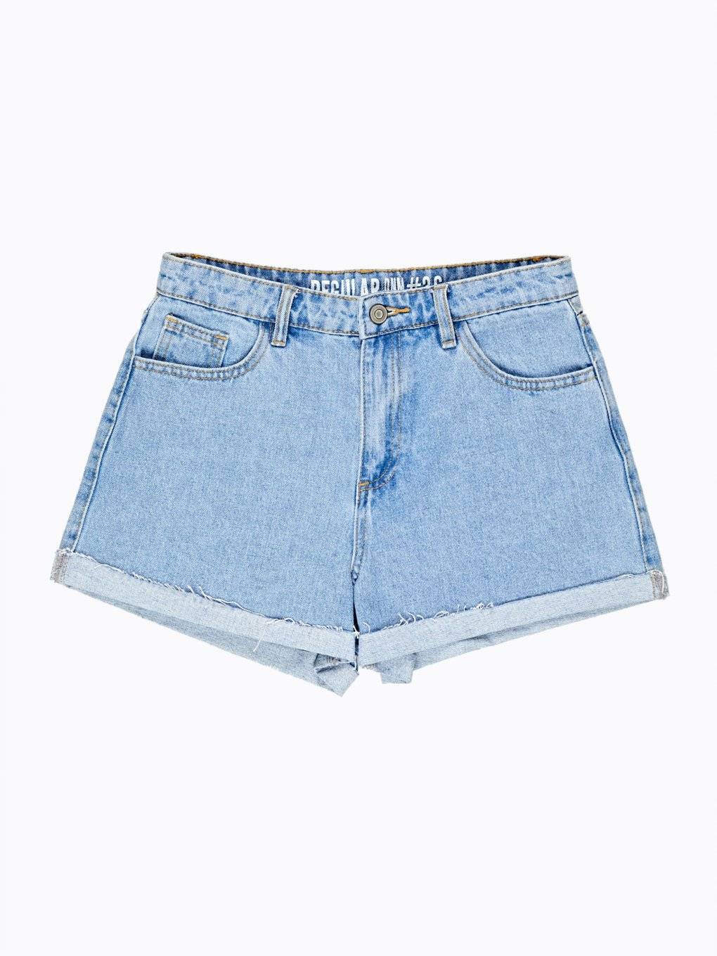 high waisted jean shorts