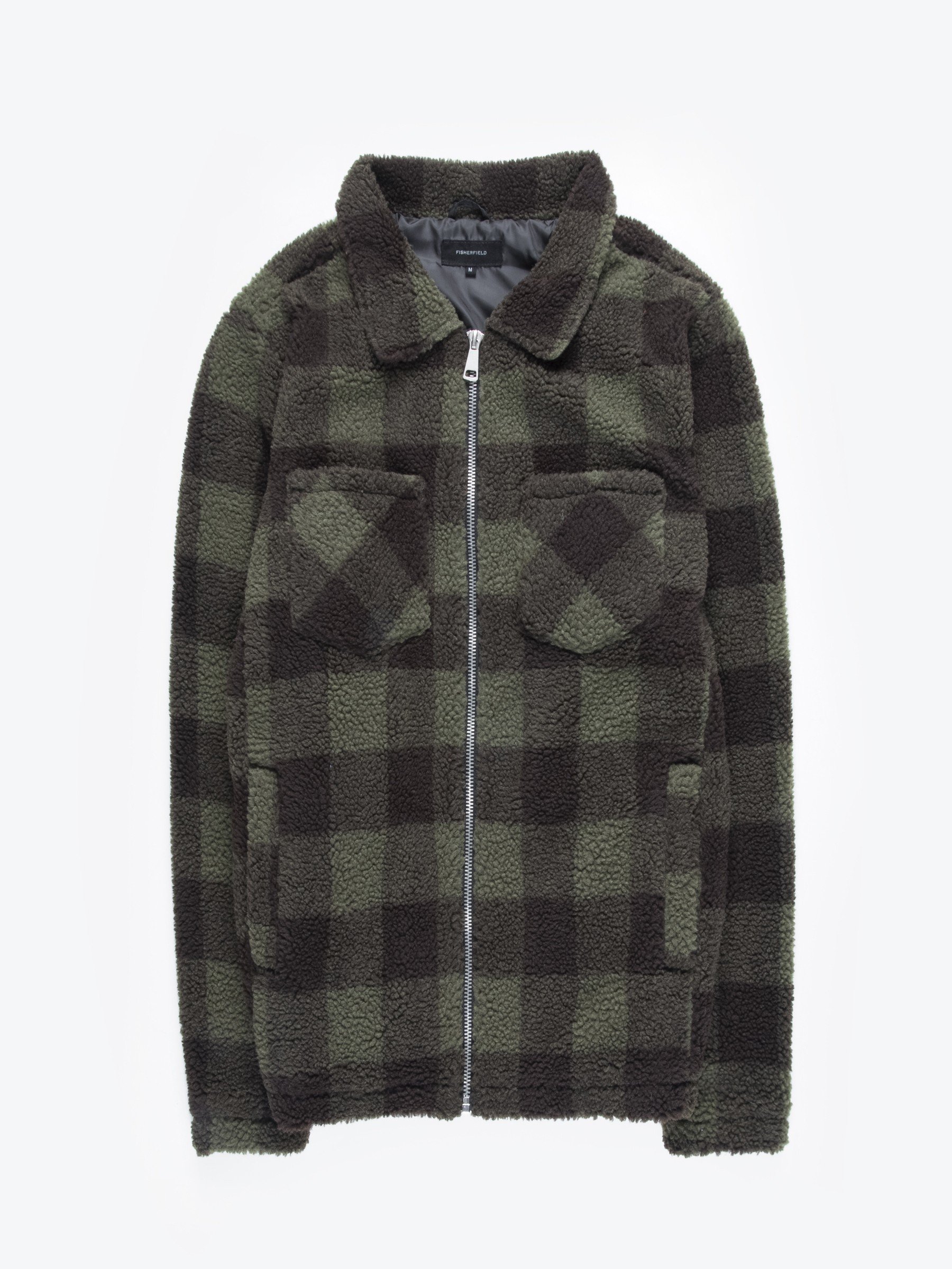 plaid zip up hoodie