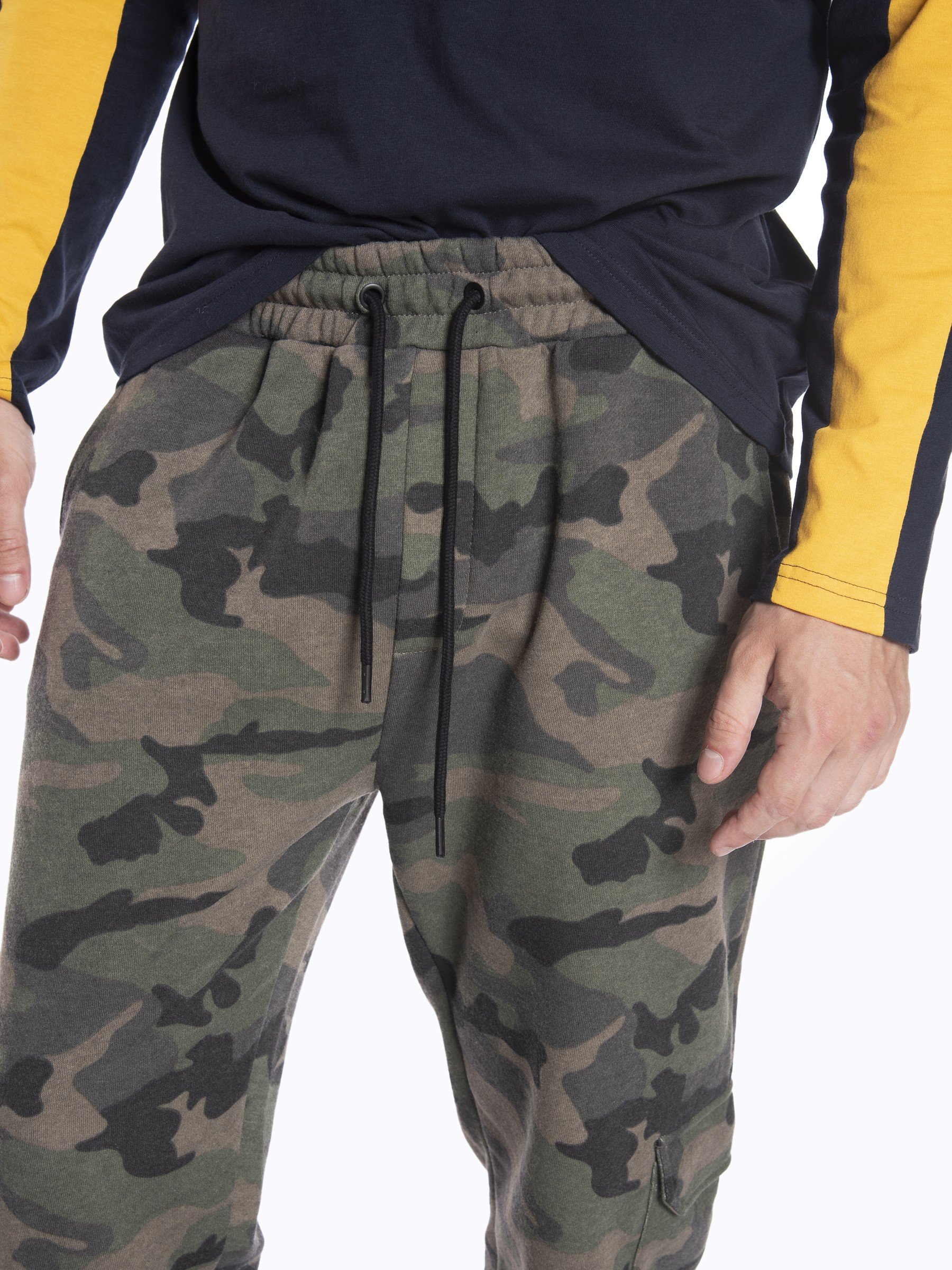 camouflage cargo sweatpants