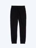 black plain joggers