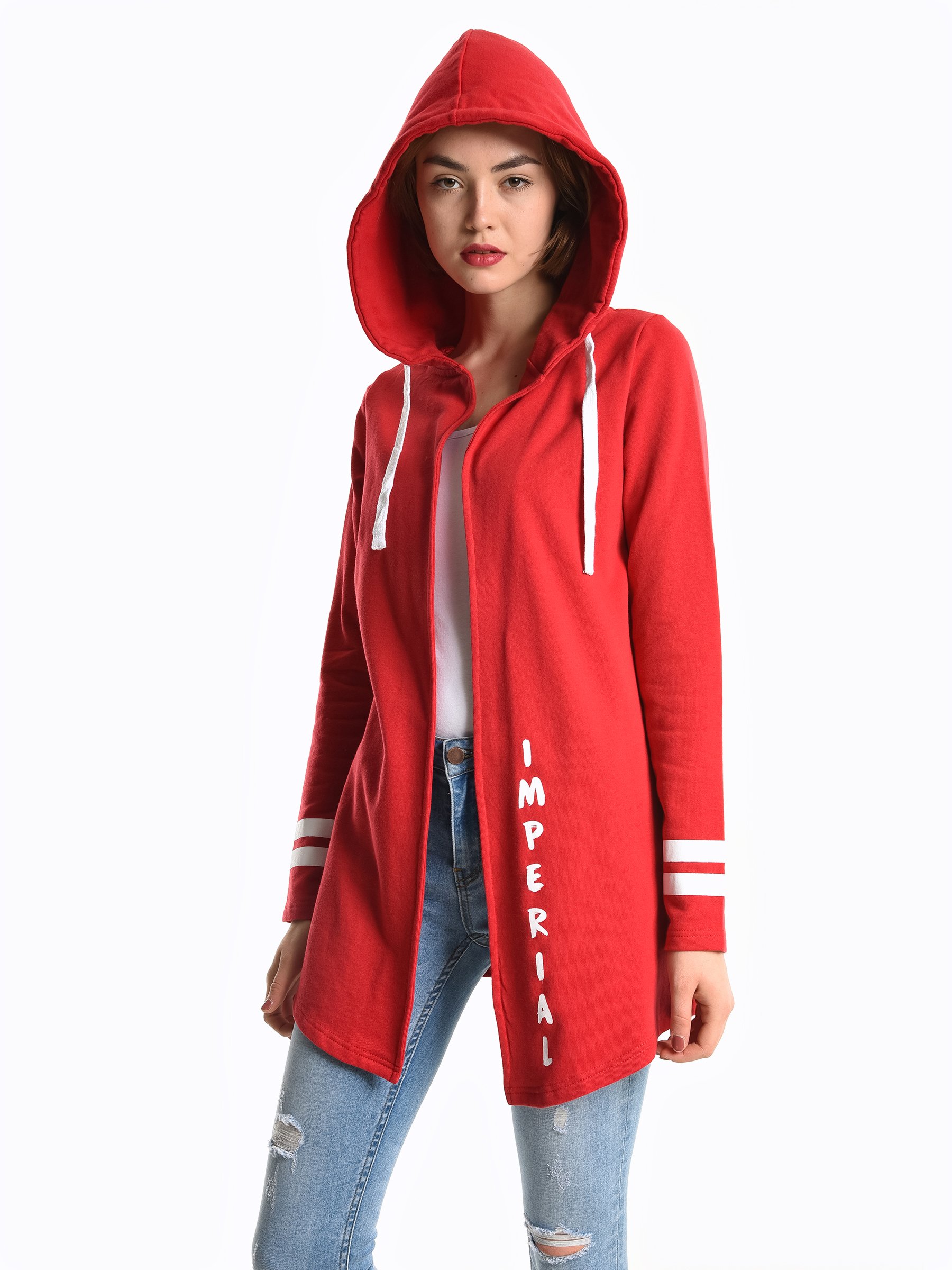 girls longline hoody