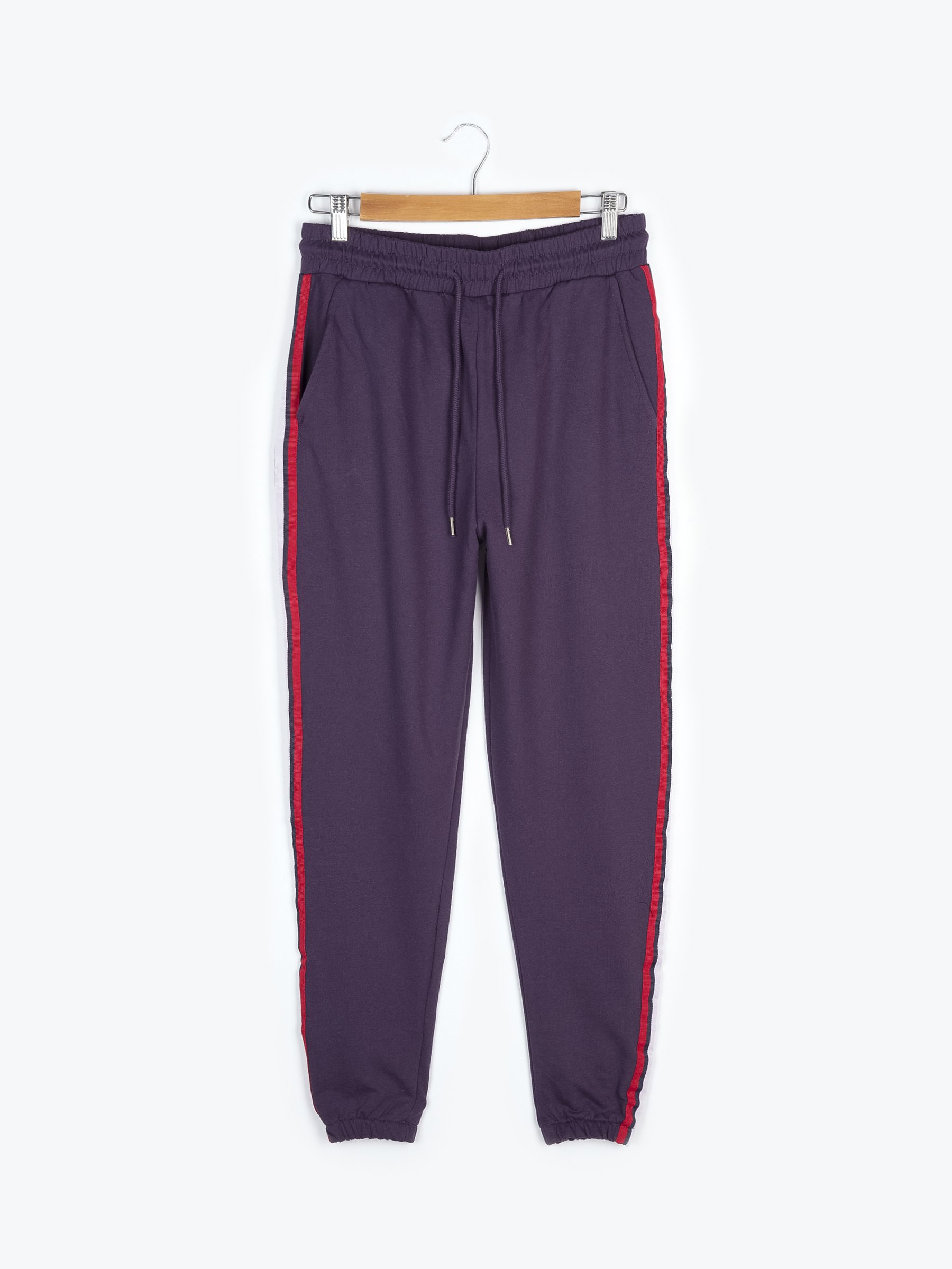 sweatpants with side stripe