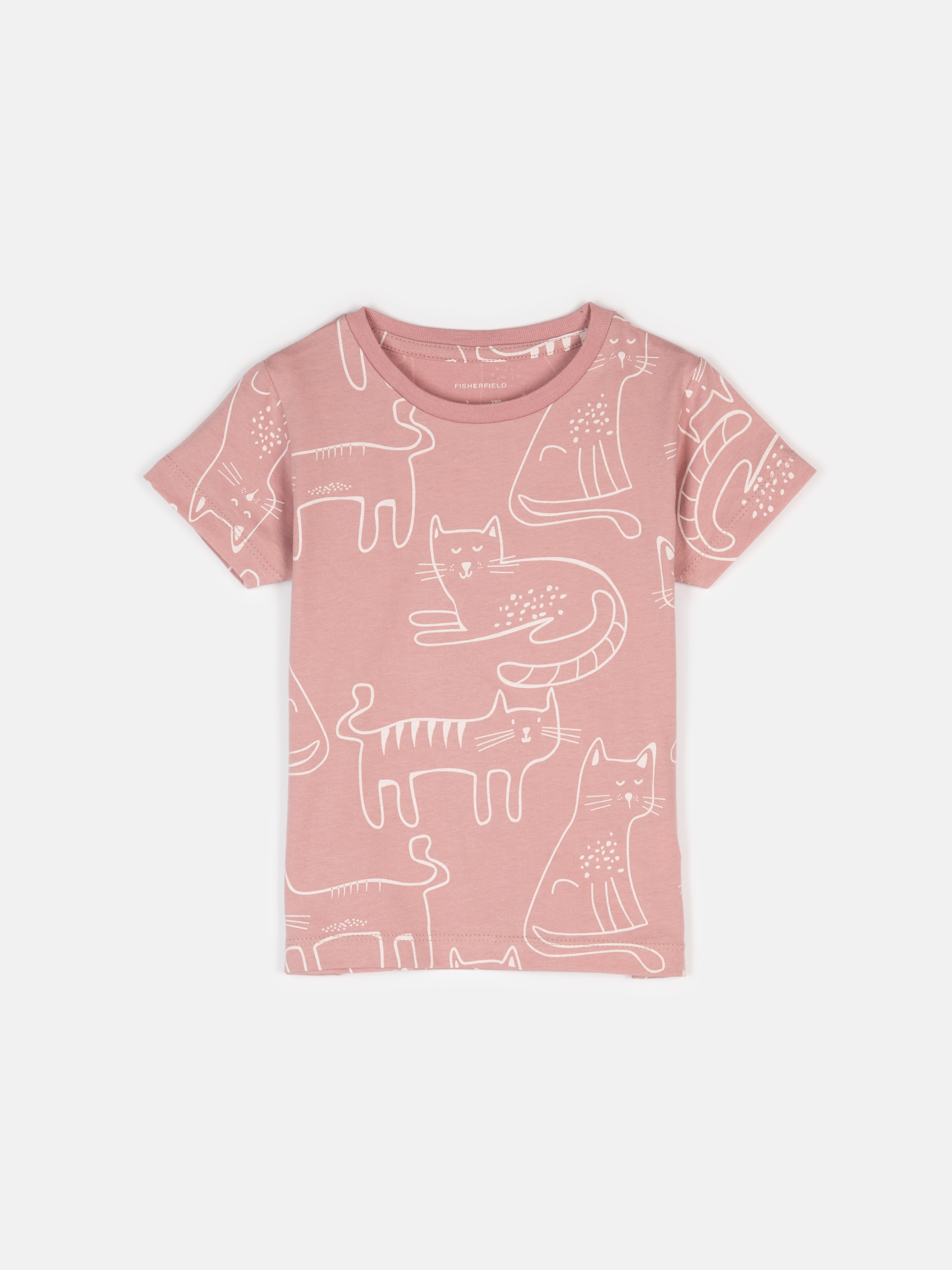 Levně GATE Potištěné bavlněné tričko s krátkým rukávem dívčí